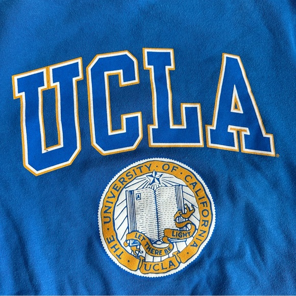 VTG Jansport UCLA University Of California Crewneck Pullover Sweatshirt Medium - Picture 5 of 16